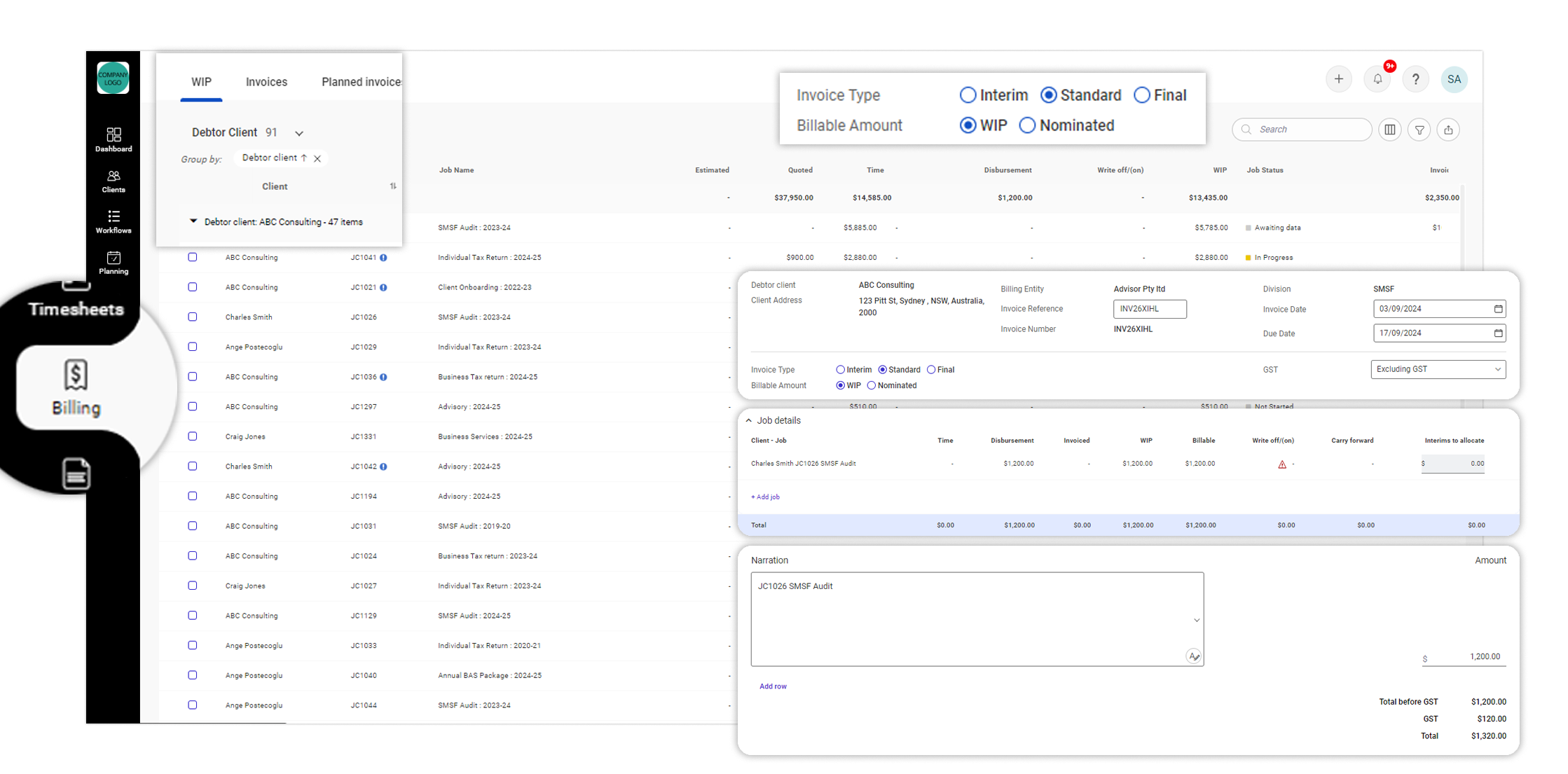 Billing module